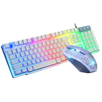 RAXFLY Gaming Keyboard And Mouse Set For Computer Wired Keyboard With Backlight 104 Keys Keyboard Set For PC Laptop Desktop