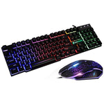 RAXFLY Gaming Keyboard And Mouse Set For Computer Wired Keyboard With Backlight 104 Keys Keyboard Set For PC Laptop Desktop