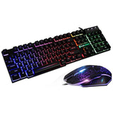 RAXFLY Gaming Keyboard And Mouse Set For Computer Wired Keyboard With Backlight 104 Keys Keyboard Set For PC Laptop Desktop