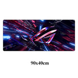 Fashion ASUS Gaming Large Mousepad Republic Of Gamers Keyboard Pad Locking Edge Rubber Otaku Mouse Pad Office Laptop Desk Mat