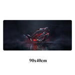Fashion ASUS Gaming Large Mousepad Republic Of Gamers Keyboard Pad Locking Edge Rubber Otaku Mouse Pad Office Laptop Desk Mat
