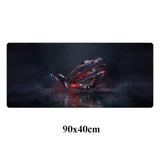 Fashion ASUS Gaming Large Mousepad Republic Of Gamers Keyboard Pad Locking Edge Rubber Otaku Mouse Pad Office Laptop Desk Mat