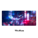 Fashion ASUS Gaming Large Mousepad Republic Of Gamers Keyboard Pad Locking Edge Rubber Otaku Mouse Pad Office Laptop Desk Mat