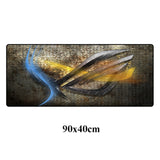 Fashion ASUS Gaming Large Mousepad Republic Of Gamers Keyboard Pad Locking Edge Rubber Otaku Mouse Pad Office Laptop Desk Mat