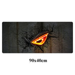 Fashion ASUS Gaming Large Mousepad Republic Of Gamers Keyboard Pad Locking Edge Rubber Otaku Mouse Pad Office Laptop Desk Mat