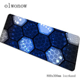Hexagon Abstract padmouse 900x400x4mm gaming mousepad game HD print mouse pad gamer computer desk home mat notbook mousemat pc