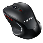 HXSJ Black Wireless Mini Bluetooth 3.0 Optical Mouse 2400dpi Gaming Mouse