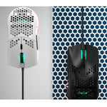 AJ390 Lightweight Wired Mouse Hollow-out Gaming Mouce Mice 6 DPI Adjustable 7Key