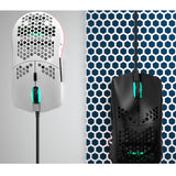 AJ390 Lightweight Wired Mouse Hollow-out Gaming Mouce Mice 6 DPI Adjustable 7Key