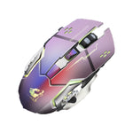 Profession Gaming Mouse Wire Mute Lighting Mouse 4000DPI Mechanical 6 Keys for PC Laptop Lol Cf E-sport Macro Definition Mouse