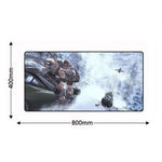 Call of Duty Large Locking Edge Gaming Computer Mouse Pad Non-slip Keyboard Laptop Game Gamer Office Desk Mousepad Mat 800*400mm