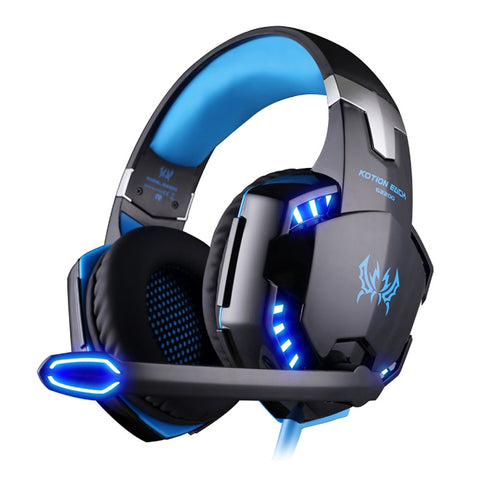 KOTION EACH G2200 Professional Gaming Headphone Stereo Headband Game Headsets PC Gamer USB7.1 Vibration Breathing LED Light Mic