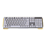 James Donkey 619 Gaming Keyboard 104keys Gateron Switches USB Wired Yellow Backlight Mechanical Keyboard for Mac PC Gamer CS LOL