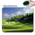 Rubber gaming mouse pad Golf Course 2 Customized Non-Slip Rubber Mousepad Gaming Mouse Pad in 220mm*180mm*2mm Or 290mm*250mm*2mm