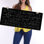 pbpad store Small Large Mouse Pad for Gaming Player desk laptop Rubber Mouse Mat mousepad Geometric formula Blackboard