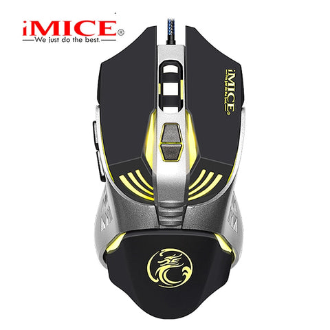 imice Gaming mouse Custom Computer Mouse 3200CPI 7 Buttons mouse game Ergonomic USB optical wired gaming mouse for PC Laptop