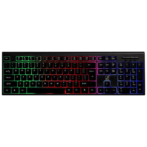 USB Wired Mechanical Feeling Keyboard with RGB Backlit Gaming Keyboard Waterproof 104Keys For PC Computer Gamer Overwatch Dota 2