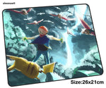 pokemons mousepad 26x21cm gaming mouse pad big gamer mat Indie Pop game computer desk padmouse keyboard Professional play mats
