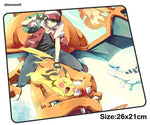 pokemons mousepad 26x21cm gaming mouse pad big gamer mat Indie Pop game computer desk padmouse keyboard Professional play mats