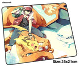 pokemons mousepad 26x21cm gaming mouse pad big gamer mat Indie Pop game computer desk padmouse keyboard Professional play mats