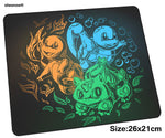 pokemons mousepad 26x21cm gaming mouse pad big gamer mat Indie Pop game computer desk padmouse keyboard Professional play mats