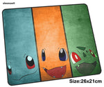 pokemons mousepad 26x21cm gaming mouse pad big gamer mat Indie Pop game computer desk padmouse keyboard Professional play mats