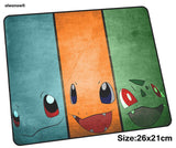 pokemons mousepad 26x21cm gaming mouse pad big gamer mat Indie Pop game computer desk padmouse keyboard Professional play mats