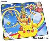 pokemons mousepad 26x21cm gaming mouse pad big gamer mat Indie Pop game computer desk padmouse keyboard Professional play mats