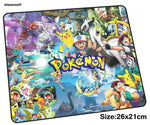 pokemons mousepad 26x21cm gaming mouse pad big gamer mat Indie Pop game computer desk padmouse keyboard Professional play mats