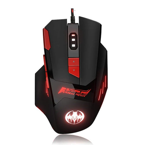 8D USB Wired 7 Grades 6800 DPI Mouse RGB LED Light Gaming Mouse Gamer Computer Mouse For Dota 2 Overwatch LOL
