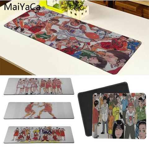 MaiYaCa  SLAM DUNK Office Mice Gamer Soft Mouse Pad Size for 30x80cm and 30x90cm Gaming Mousepads