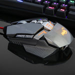 Gaming Mouse Macro Program Mause Wried USB 4000 DPI Professional 9 Button Mouse Gamer Ergonomic Optical Mice For Video Game PUBG