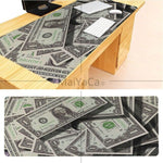 MaiYaCa Hot Sales Dollar Bills Retro Anti-Slip Durable Computermats Large Gaming Mouse Pad Lockedge Mouse Mat Keyboard Pad