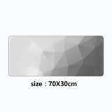 SIANCS Large 70X30cm Colorsful Polygon MousePad  XL Rubber Lock edge Laptop Fashion Mouse Mat Speed Gamer Gaming Mouse pad