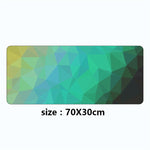 SIANCS Large 70X30cm Colorsful Polygon MousePad  XL Rubber Lock edge Laptop Fashion Mouse Mat Speed Gamer Gaming Mouse pad