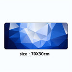 SIANCS Large 70X30cm Colorsful Polygon MousePad  XL Rubber Lock edge Laptop Fashion Mouse Mat Speed Gamer Gaming Mouse pad