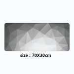 SIANCS Large 70X30cm Colorsful Polygon MousePad  XL Rubber Lock edge Laptop Fashion Mouse Mat Speed Gamer Gaming Mouse pad