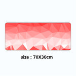 SIANCS Large 70X30cm Colorsful Polygon MousePad  XL Rubber Lock edge Laptop Fashion Mouse Mat Speed Gamer Gaming Mouse pad