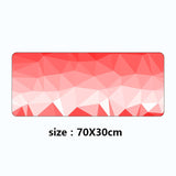 SIANCS Large 70X30cm Colorsful Polygon MousePad  XL Rubber Lock edge Laptop Fashion Mouse Mat Speed Gamer Gaming Mouse pad