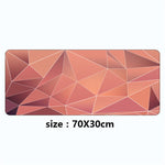 SIANCS Large 70X30cm Colorsful Polygon MousePad  XL Rubber Lock edge Laptop Fashion Mouse Mat Speed Gamer Gaming Mouse pad