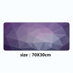 SIANCS Large 70X30cm Colorsful Polygon MousePad  XL Rubber Lock edge Laptop Fashion Mouse Mat Speed Gamer Gaming Mouse pad