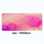 SIANCS Large 70X30cm Colorsful Polygon MousePad  XL Rubber Lock edge Laptop Fashion Mouse Mat Speed Gamer Gaming Mouse pad