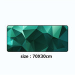 SIANCS Large 70X30cm Colorsful Polygon MousePad  XL Rubber Lock edge Laptop Fashion Mouse Mat Speed Gamer Gaming Mouse pad
