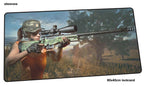 pubg mouse pad 80x40cm Fashion mousepads best gaming mousepad gamer HD pattern large personalized mouse pads keyboard pc pad