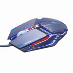 ZUOYA Gaming Mouse 4000DPI Adjustable Optical USB Wired Mouse Breathing Backlit Mice LED for PC Laptop Pro Gamer