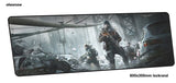 Tom clancy's The Division mousepad gamer large 800x300x3mm gaming mouse pad notebook accessories laptop padmouse ergonomic mat