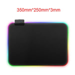 RedThunder RGB Gaming Mouse Pad Upgrade 80X30cm Large Glowing Extended Mousepad Gaming Keyboard Pad Mat Non-Slip Rubber Base