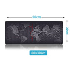 High Quality Locking Edge Gaming Mouse Pad Gamer Game Mouse pad mat Old World Map Mousepad mat Anti-slip Natural Rubber