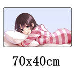 FFFAS Large 70x40cm XL Japan Anime Mousepad Game Gamer Gaming Mouse Pad Nice Beautiful Pure Cute Youth Girl Japanese Soft Mat
