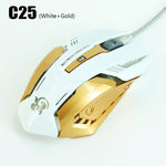 Wired PC Gaming Mouse 6 Button 3200 DPI LED Optical USB Computer Mouse Gamer Mice Game Mouse Silent Miouse for Computer Laptop